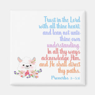 Lita på Lord Bible Verse Magnet