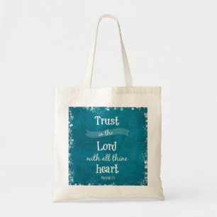 Lita på Lord Bible Verse Tygkasse