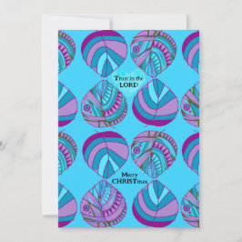 Lita på Lord Fish Lövs Aqua-julen Julkort