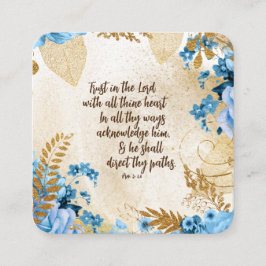 Lita på Lord KJV Bible Verse Tilläggskort