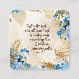 Lita på Lord KJV Bible Verse Tilläggskort