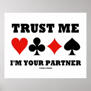 Lita på mig att jag är din partner (Bridge Card Ko Poster