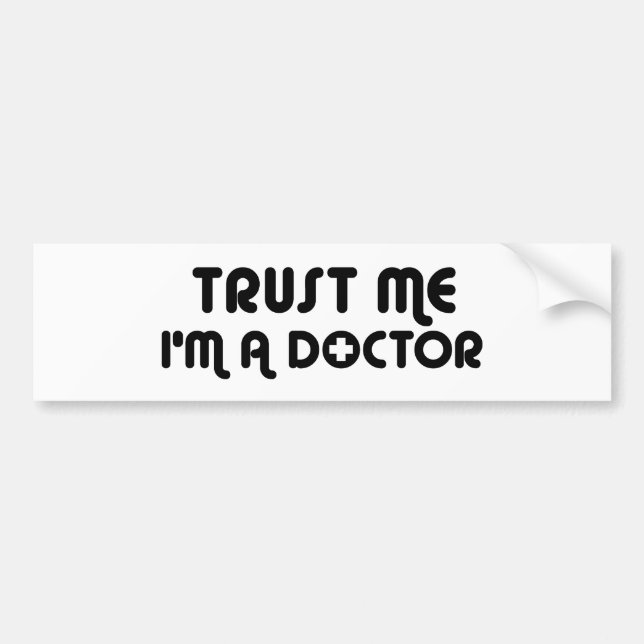 Lita på mig att jag är Doktor Bildekal (Framsidan)