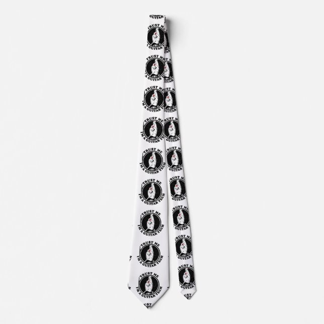 Lita på mig att jag är en gitarteknik slips (Framsida)