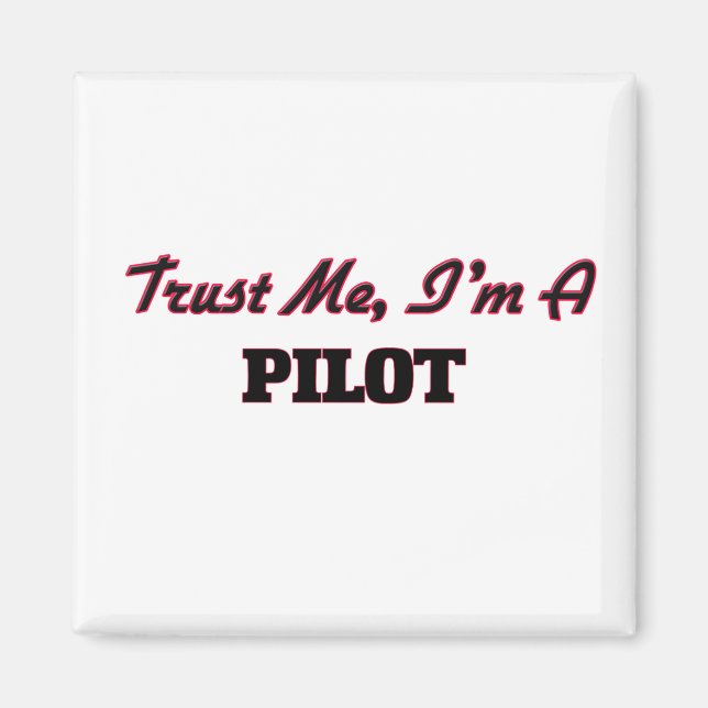 Lita på mig att jag är en pilot magnet (Framsidan)