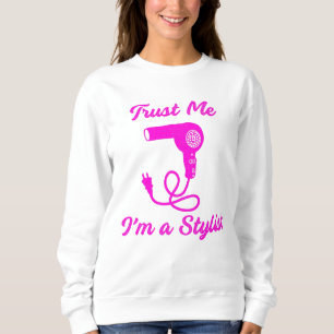 Lita på mig att jag är en stylist Bright Rosa Slog T Shirt