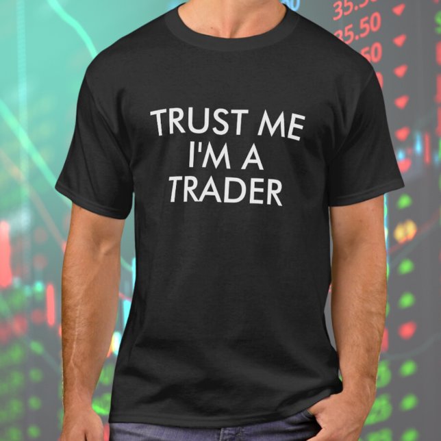 Lita på mig att jag är en T-shirt (Trust me I'm a Trader T-shirt
is for day trader, forex trader or stock market entrepreneur)