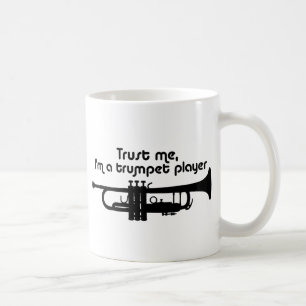 Lita på mig att jag är en trumpet Player Kaffemugg