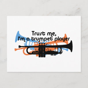 Lita på mig att jag är en trumpet Player Vykort