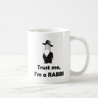 Lita på mig att jag är kanin - Lustigt jewant humo Kaffemugg