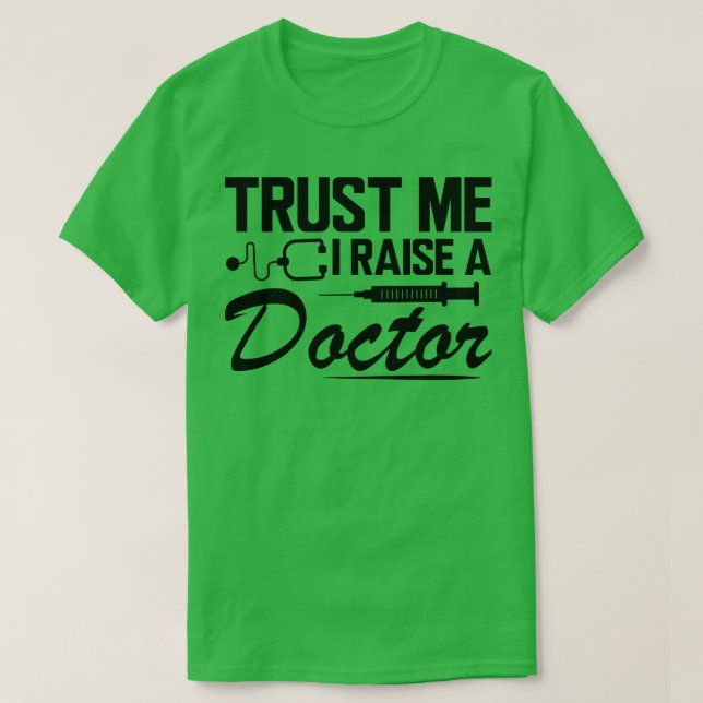 Lita på mig att jag tar upp doktor t shirt (Design framsida)
