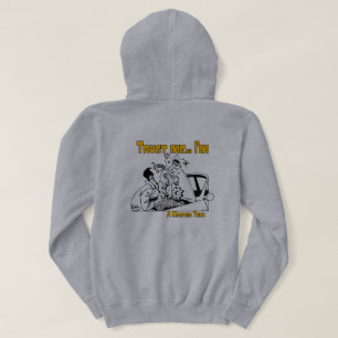 Lita på mig autokemisk huvudteknik sweatshirt med luva