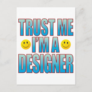 Lita på mig Designer Life B Vykort