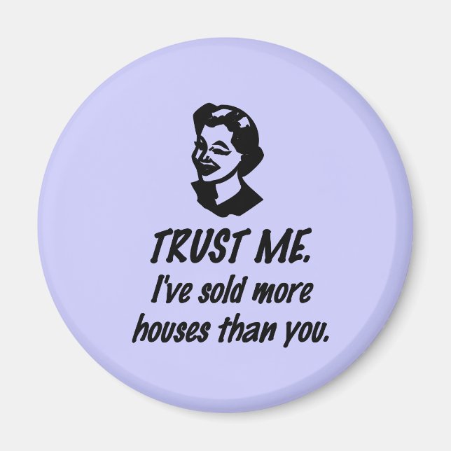 Lita på mig - hona magnet (Framsidan)