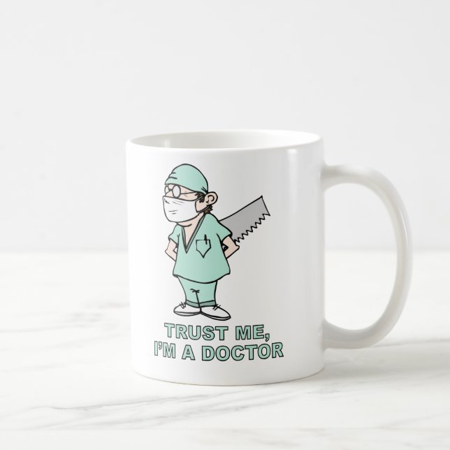 Lita på mig, I-förmiddag en doktor Kaffemugg (Höger)