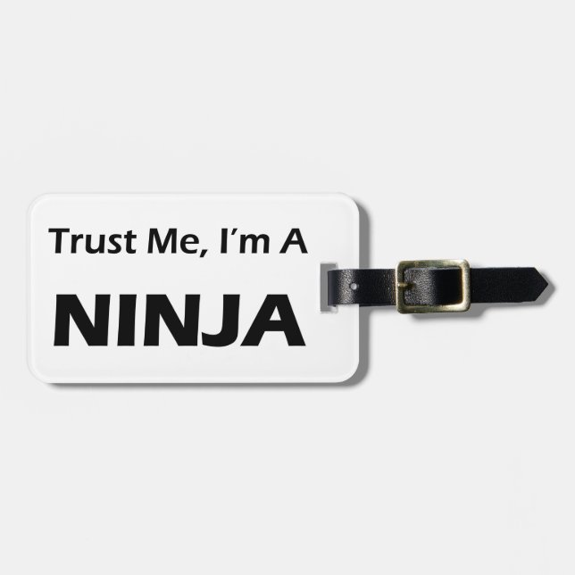 Lita på mig, I-förmiddag en Ninja Bagagebricka (Horisontell Framsida)