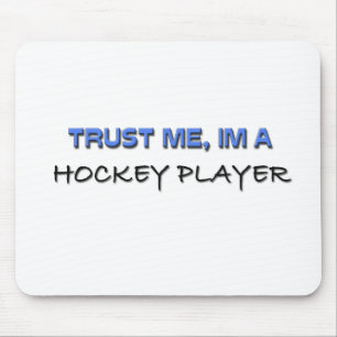 Lita på mig I-förmiddagen en hockeyspelare Musmatta