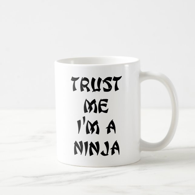 Lita på mig I-förmiddagen en Ninja Kaffemugg (Höger)