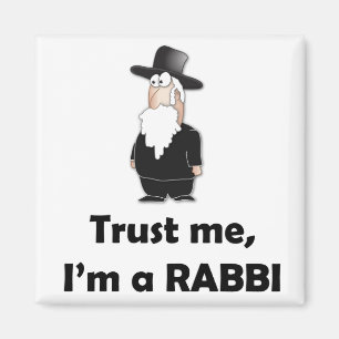 Lita på mig I-förmiddagen en rabbin - rolig judi Magnet