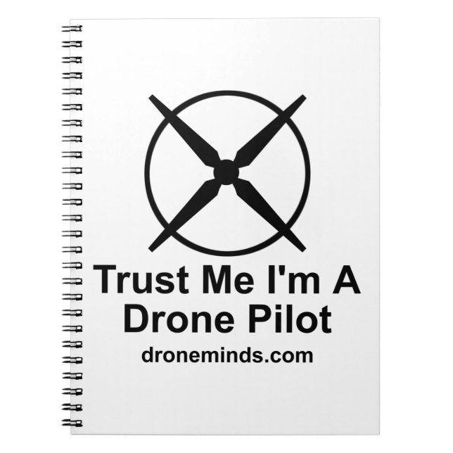 Lita på mig I-förmiddagen ett pilot- surr Anteckningsbok Med Spiral (Framsidan)