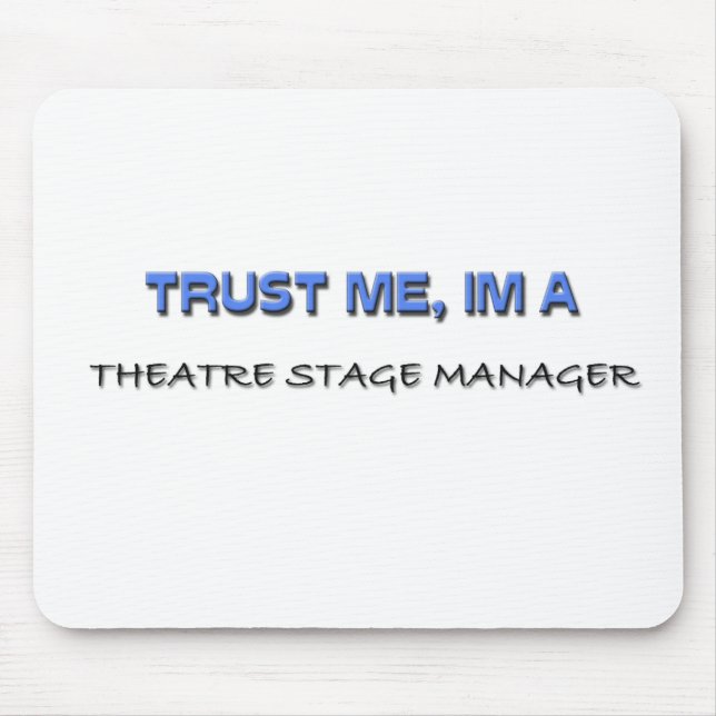 Lita på mig I-förmiddagen som en Theatre Musmatta (Framsidan)