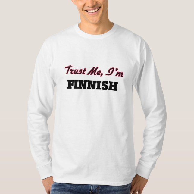 Lita på mig I-förmiddagfinskan Tee (Framsida)