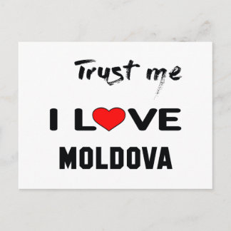 Lita på mig i kärlek Moldavien. Vykort
