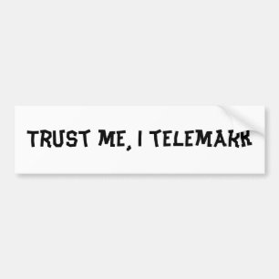 Lita på mig, I-telemark Bildekal