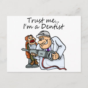 Lita på mig Im A dentist Vykort