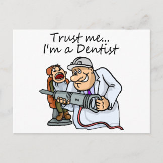 Lita på mig Im A dentist Vykort