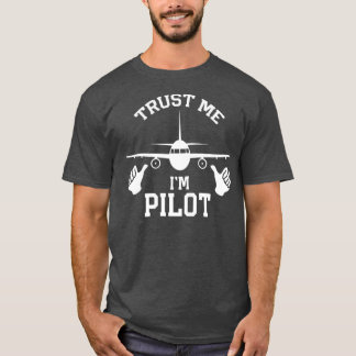 Lita på mig Im A Pilot Gift Idea T Shirt