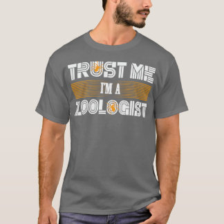 Lita på mig Im A Zoologist Funny Zoology Science G T Shirt