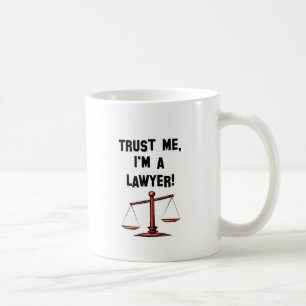 Lita på mig Im en advokat Kaffemugg