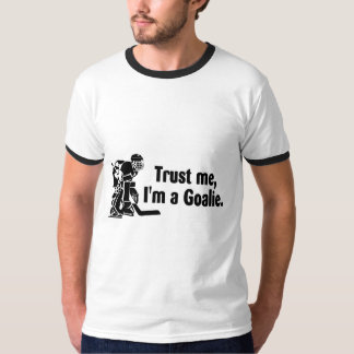 Lita på mig Im en Goaliehockey T Shirt