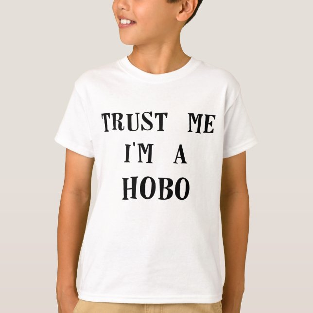 lita på mig im en hobo.png tröja (Framsida)