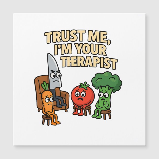 Lita på mig, jag är din terapeut - Lustigt Tecknad (Framsida)