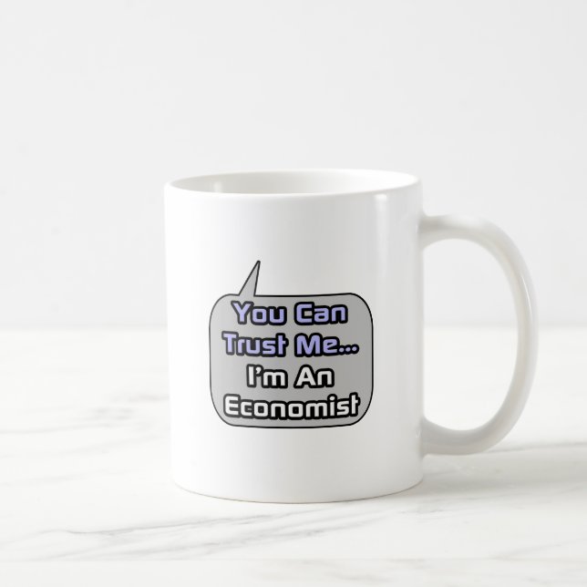 Lita på mig.. Jag är ekonom Kaffemugg (Höger)