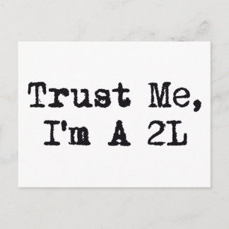 Lita på mig, jag är en 2L Vykort