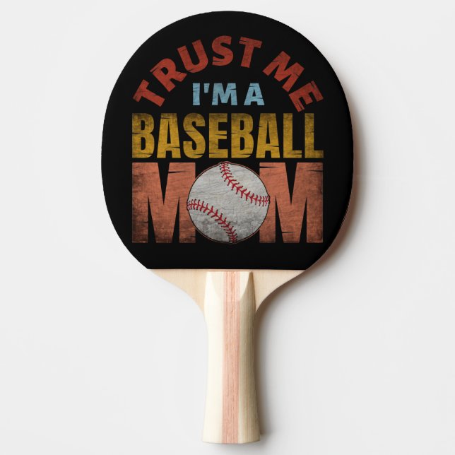 LITA PÅ MIG JAG ÄR EN BASEBALLMAMMA PINGISRACKET (Framsidan)