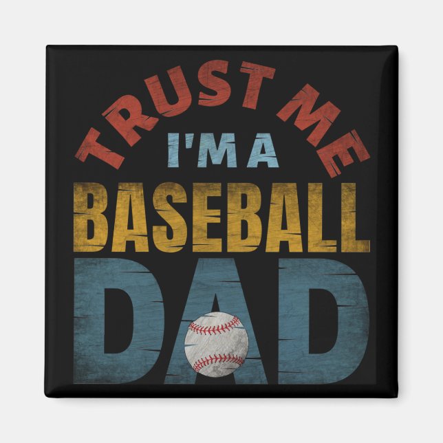 LITA PÅ MIG JAG ÄR EN BASEBALLPAPP MAGNET (Framsidan)