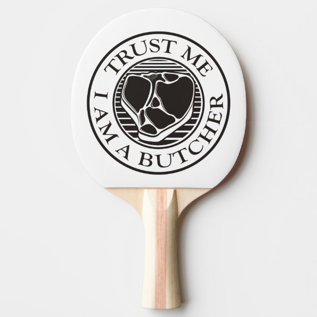 Lita på mig, jag är en Butcher T-bone Pingisracket (Framsidan)