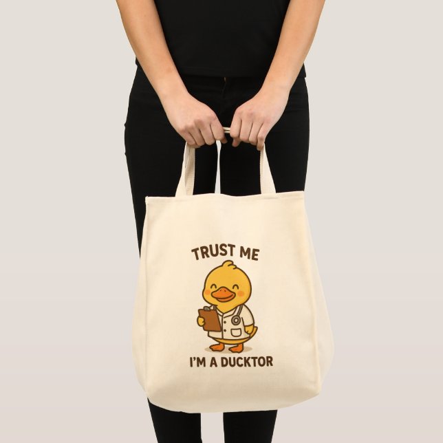 Lita på mig, jag är en Ducktor Tygkasse (Framsida (produkt))
