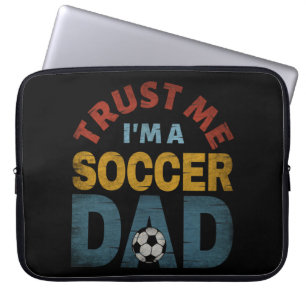 LITA PÅ MIG JAG ÄR EN FOTBOLLSFAR LAPTOP FODRAL