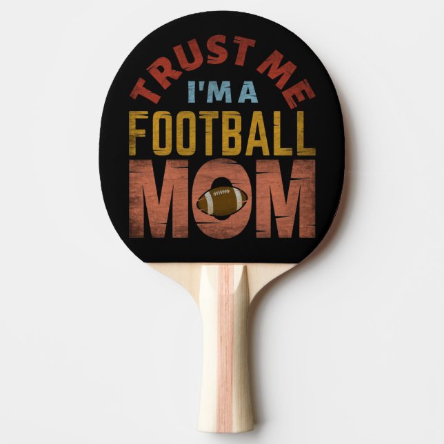 LITA PÅ MIG JAG ÄR EN FOTBOLLSMAMMA PINGISRACKET (Framsidan)