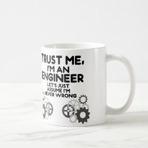 Lita på mig, jag är en Ingenjör-funny Kaffemugg