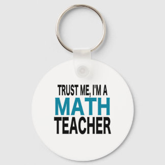 Lita på mig, jag är en matematiklärare (blått uppl nyckelring