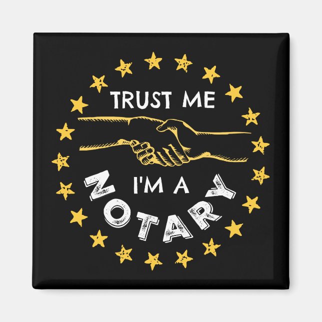 Lita på mig, jag är en notariehandskakning magnet (Framsidan)