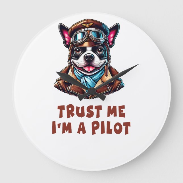 Lita på mig, jag är en pilot stor klocka (Framsida)