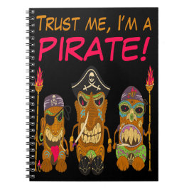 Lita på mig, jag är en pirat, Tiki Pirater, Roligt Anteckningsbok