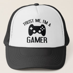 Lita på mig, jag är en spelare truckerkeps